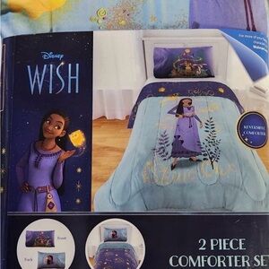 Disney Wish 2-Piece Comforter Set - Blue